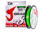 Леска J-Braid X8 (Daiwa), плетеная,  0,1 мм, 6 кг, дл. 150 м, цвет шартрез